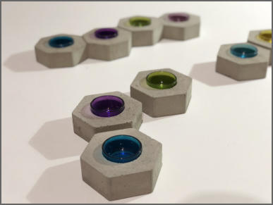 Beton TEELICHTHALTER