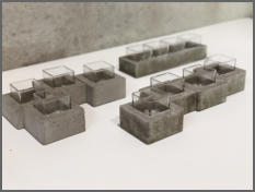 Beton TEELICHTHALTER